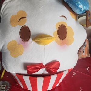 Cute Cupcake Plush with Red Bow